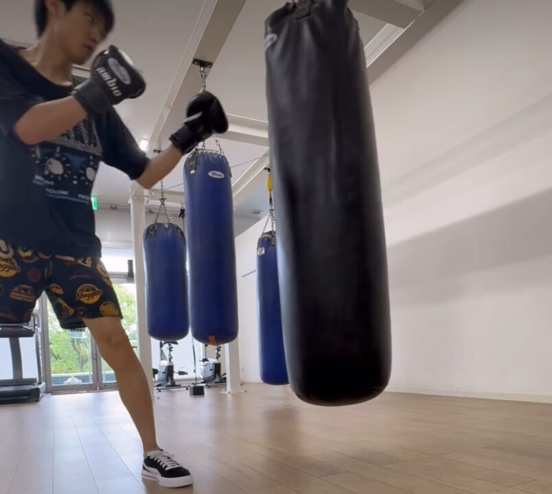 小田原アンビオでサンドバッグ打ち