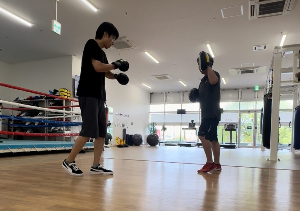 松田直樹のミット打ち