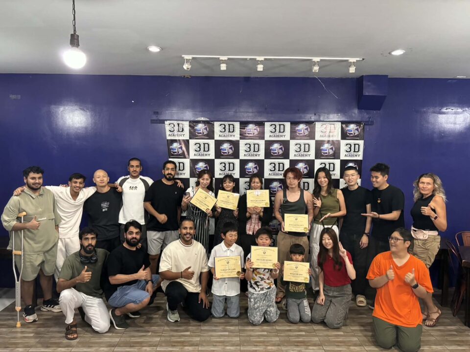 3Dアカデミーの生徒の集合写真